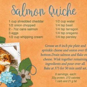 Salmon Quiche