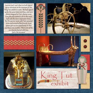 King Tut exhibit