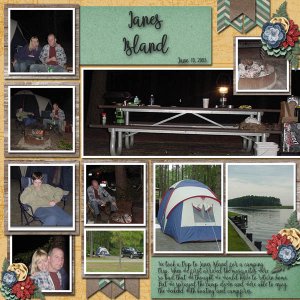 Buffett Challange September- I used The Great Outdoors Kit by JoCee and a D