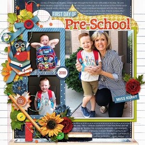 FIRST DAY OF PRE-SCHOOL - BRADLEY