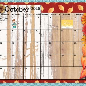October Sum-Up Calendar