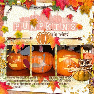 Pumpkins for the Boys