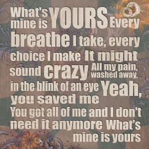 Whats Mine Is Yours
