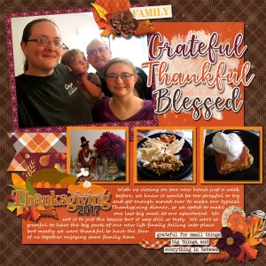 Grateful Thankful Blessed