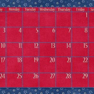 Calendar Grid - November