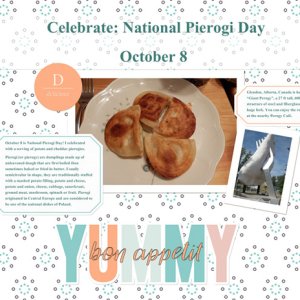 Celebrate National Pierogi Day