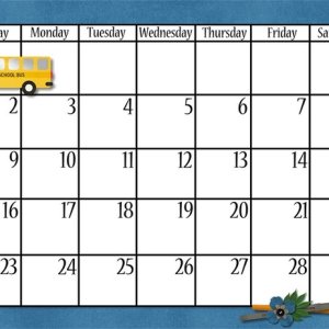 June Calendar