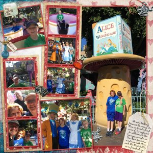 2017 Disneyland Alice in Wonderland