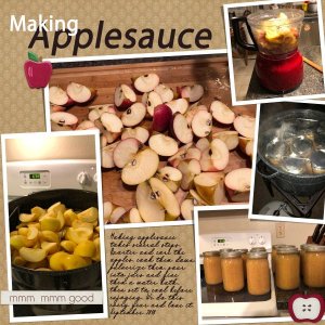 Making Applesauce