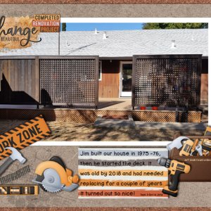 New deck finished
