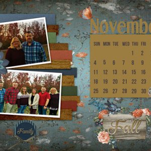 November Calendar Redo
