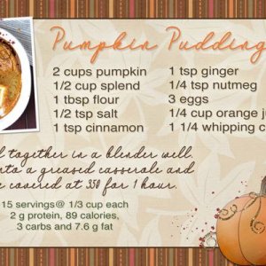 Pumkin Pudding