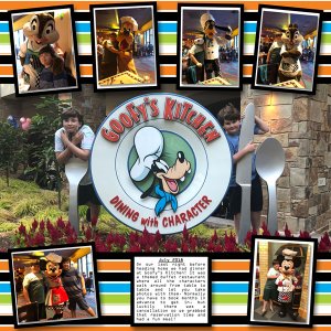 Dinner at Goofy's Kitchen