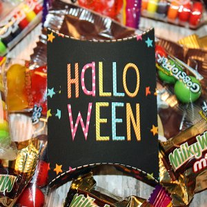 Spooktacular Halloween Treat pillow boxes