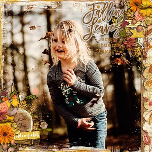 falling leaves