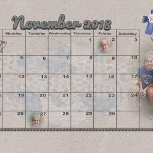 201811 Calendar