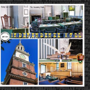 Independence Hall, right