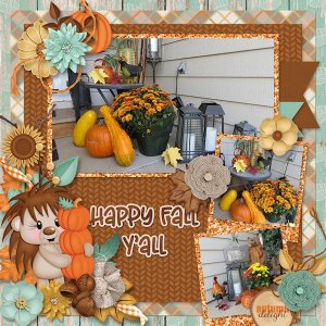 My Fall Porch
