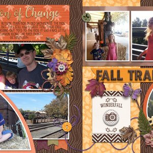 autumn train ride