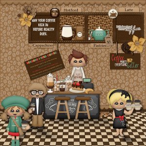 Coffee Break by Boomesrgirl Designs