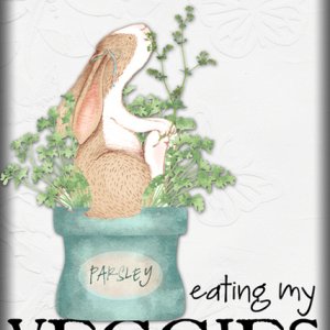 eating my veggies