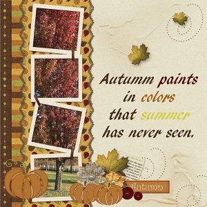 Autumn Paints In Colors