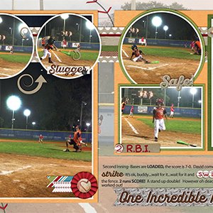 Stand up double and 2 RBI