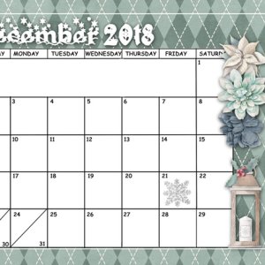 December 2018 Sum-Up Calendar