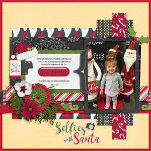 Selfie with Santa- cheese!