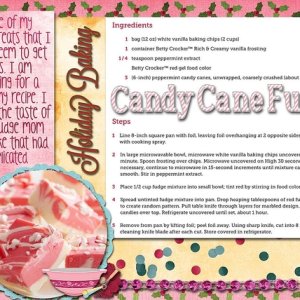 Candy Cane Fudge