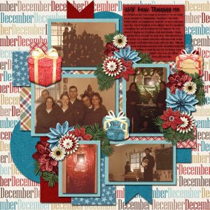 Font Challange December- I used to given font and Jocee
