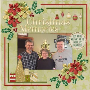 Christmas Memories Template Challenge
