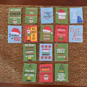 Elf Musical Journal Cards
