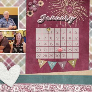 January 2019 Calendar