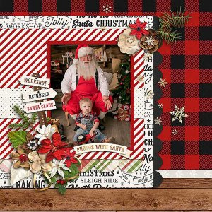 Teddy + Santa 2017