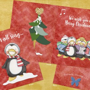 We Wish You a Merry Christmas greeting card