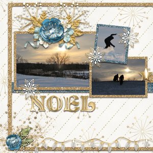 Let it snow with Christmas Stories Template