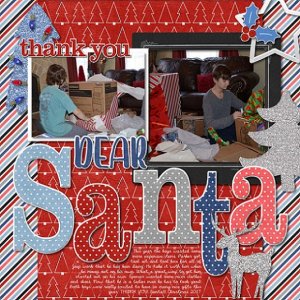 thank you Dear Santa