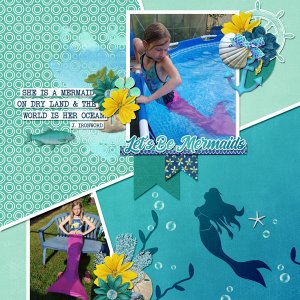 mermaid in training