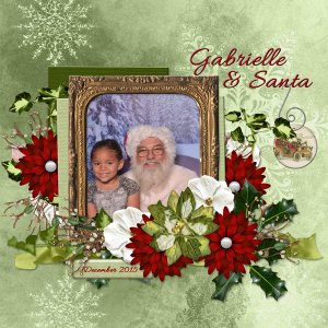 Gabrielle + Santa