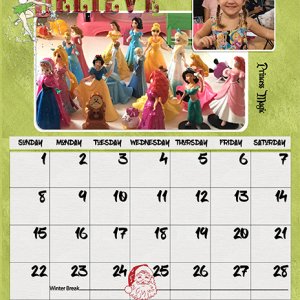 December Calendar for 2019