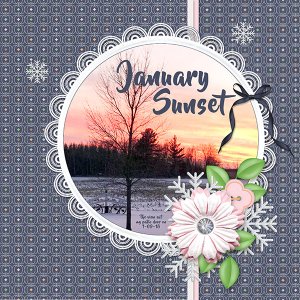 January-Sunset