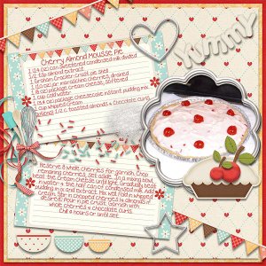 Cherry Almond Mousse Pie