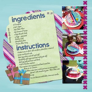 Challenge Two - Birthday Sponge Cake