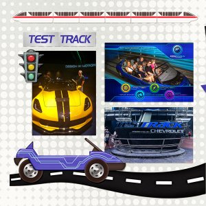 EPCOT - Test Track/Transportation, left side