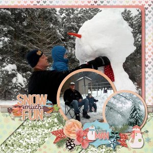 The snownam with a big beginnings