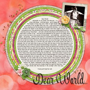 Dear World...