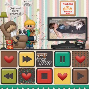 Binge Watching by Boomersgirl Designs
