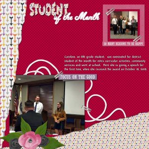 Student Of The Month