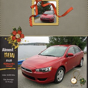 Almost New 2008 Mitsubishi Lancer